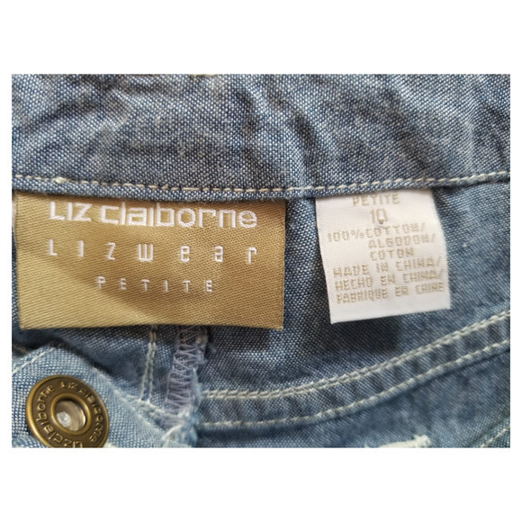Liz Claiborne Slim Boot Women's Petite Jeans‎ Size 10P(30) Inseam 20 in - Picture 4 of 9
